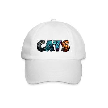 My Design - Baseballkappe - Weiß/Weiß - Vorne