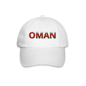 Flag of Oman - Baseball Cap - white/white - Front