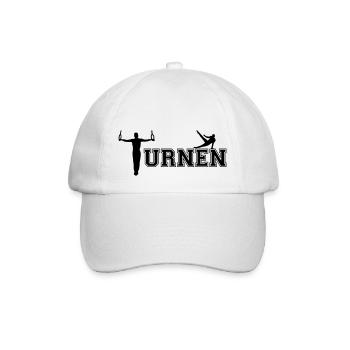 Men and Boys Gymnastics, Gymnastics - Baseball Cap - white/white - Front