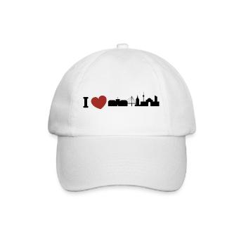 Mannheim Monnem Mannheimat - Baseball Cap - white/white - Front