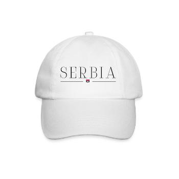 Serbie Pride T-shirt - Casquette classique - blanc/blanc - Devant