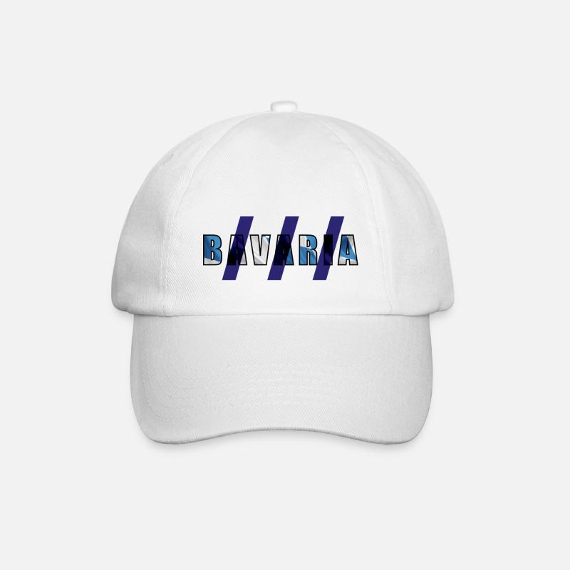 Bavaria _ 04 - Baseball Cap - white/white