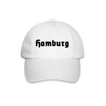 Hamburg - Baseballkappe - Weiß/Weiß - Vorne