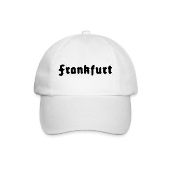 Frankfurt - Baseballkappe - Weiß/Weiß - Vorne