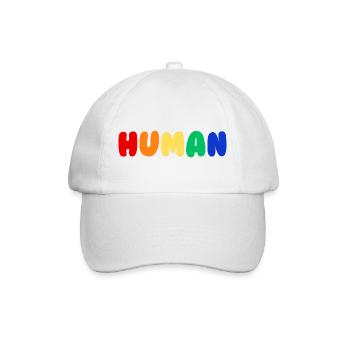 Human Pride - Baseball Cap - white/white - Front