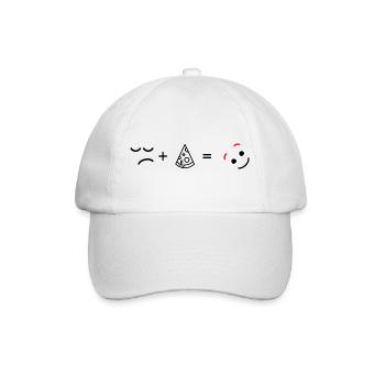 En attente de téléchargement du design - Casquette classique - blanc/blanc - Devant