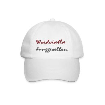 Waldviertler Junggesellen - Baseballkappe - Weiß/Weiß - Vorne