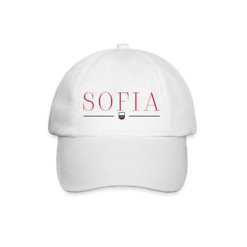 Sofia, Bulgarie Style Design T-Shirt - Casquette classique - blanc/blanc - Devant