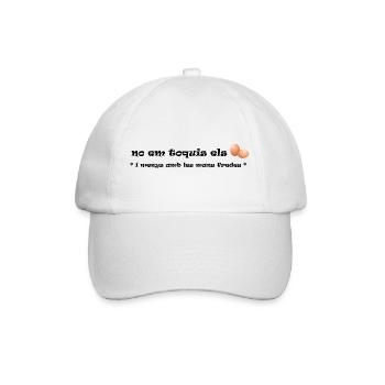 Keine E-toqui el el ous - Baseballkappe - Weiß/Weiß - Vorne