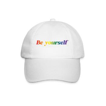 LGBT Pride Month - Be yourself - Baseball Cap - white/white - Front