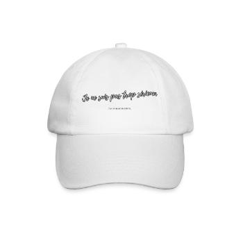 Too serious - Baseball Cap - white/white - Front