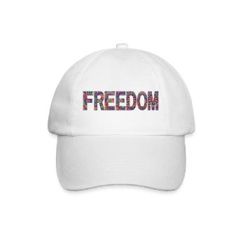 Freedom - Baseball Cap - white/white - Front