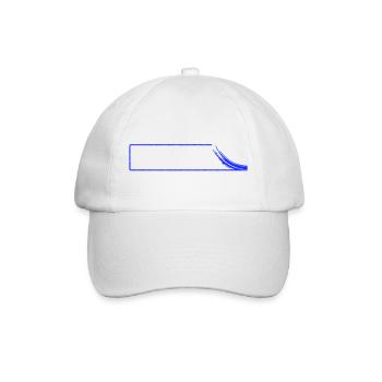 Border with circle > Vectorgraphic - Baseball Cap - white/white - Front