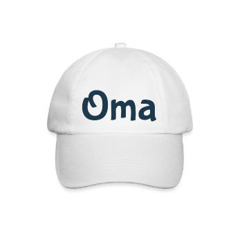 Oma - Baseballkappe - Weiß/Weiß - Vorne