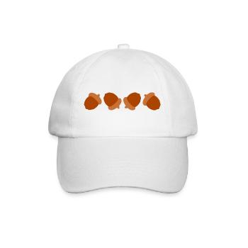Acorns - Baseball Cap - white/white - Front