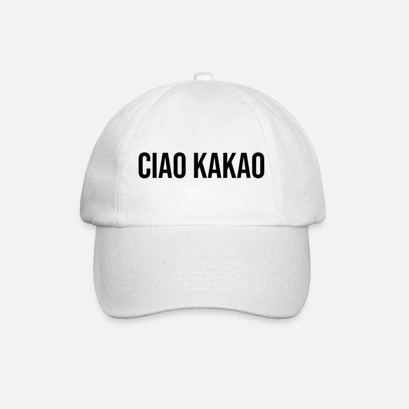 Ciao Kaka - Baseballkappe - Weiß/Weiß