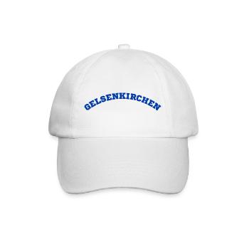 Gelsenkirchen - Baseballkappe - Weiß/Weiß - Vorne