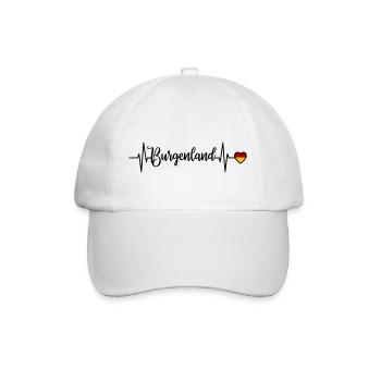 Burgenland Pulse Heart Line - Baseball Cap - white/white - Front