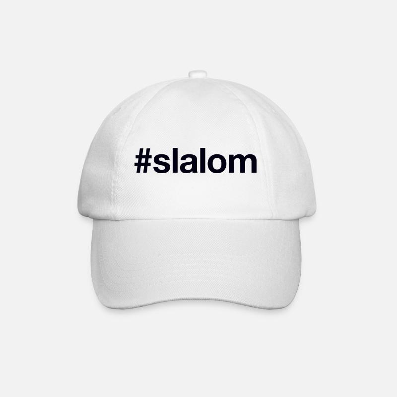 SLALOM Hashtag - Baseballkappe - Weiß/Weiß