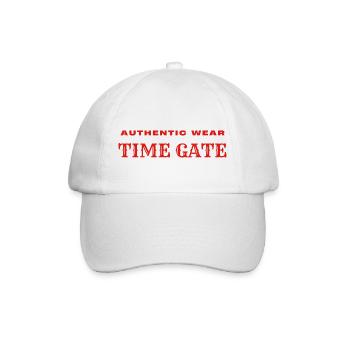 Authentic Wear TIMEGATE - Baseball Cap - white/white - Front