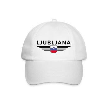 Design tendance de Ljubljana - Casquette classique - blanc/blanc - Devant