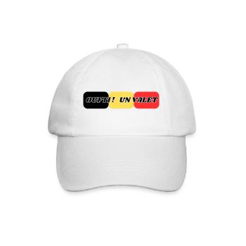 Oufti a valet - Baseballkappe - Weiß/Weiß - Vorne
