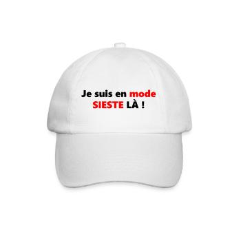 En mode sieste - Casquette classique - blanc/blanc - Devant