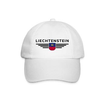 Conception de t-shirt Liechtenstein pour les fans - Casquette classique - blanc/blanc - Devant