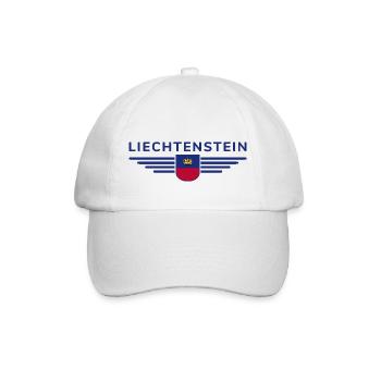 Conception de t-shirt Liechtenstein pour les fans - Casquette classique - blanc/blanc - Devant
