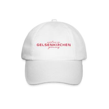 T-shirt Gelsenkirchen – Pour les vrais fans - Casquette classique - blanc/blanc - Devant