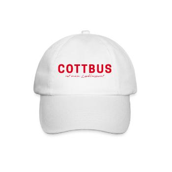 T-shirt Cottbus – Pour les vrais fans - Casquette classique - blanc/blanc - Devant