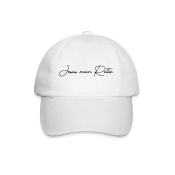 Jésus mon Sauveur - Casquette classique - blanc/blanc - Devant