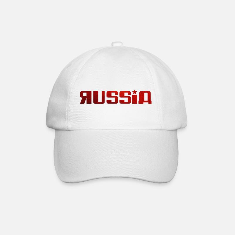 Russie - URSS - Russie - Casquette classique - blanc/blanc