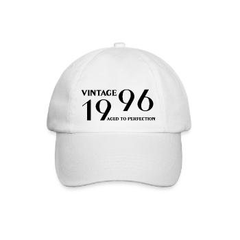 Vintage 1996 aged to perfection - Casquette classique - blanc/blanc - Devant