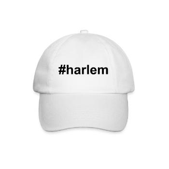 Harlem - Hashtag - #harlem - New York - NY - NYC - Casquette classique - blanc/blanc - Devant