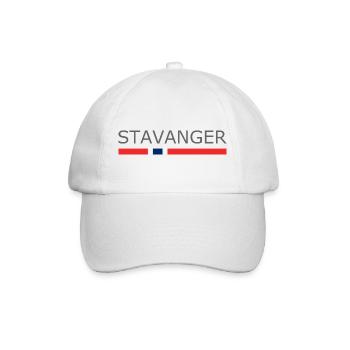 Norway Flag - Porsgrunn - Norge - Norwegen - Baseball Cap - white/white - Front