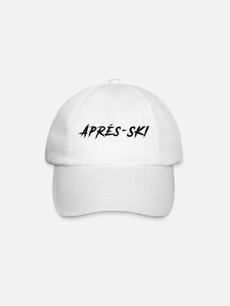 Apres Ski - Baseballkappe - Weiß/Weiß