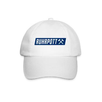 Ruhrpott - Ruhr Pott - Zeche - Zollverein - NRW - Baseball Cap - white/white - Front