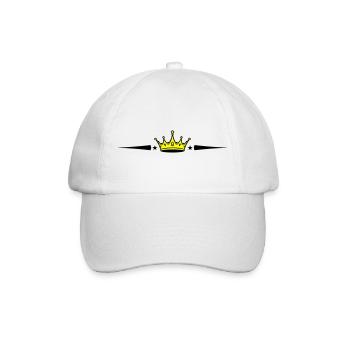 Crown Element - Baseball Cap - white/white - Front