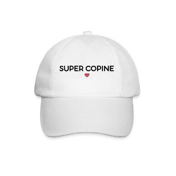 Great girlfriend - Baseball Cap - white/white - Front