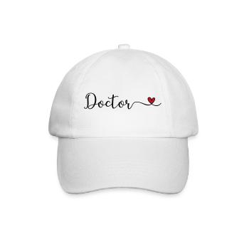 Doctor - Baseballkappe - Weiß/Weiß - Vorne