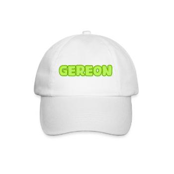Gereon Neon Bubble Letters - Baseball Cap - white/white - Front