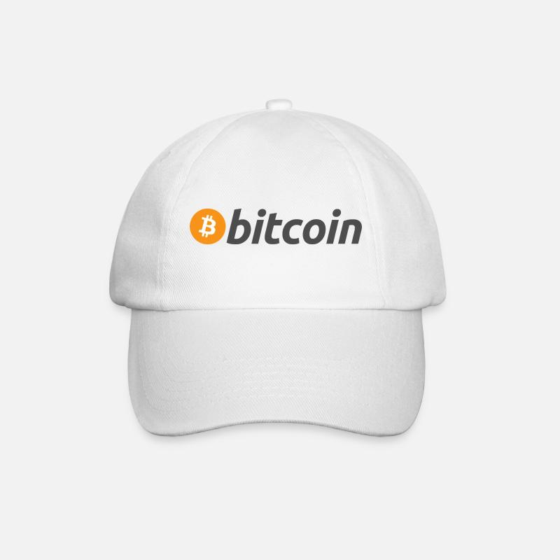 Bitcoin - Baseballkappe - Weiß/Weiß