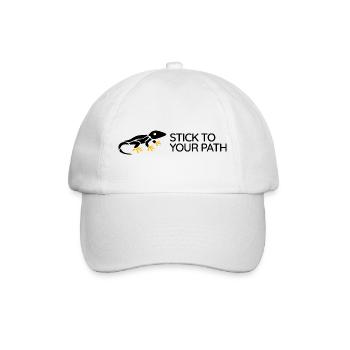 Gecko - Reste sur ta voie - Casquette classique - blanc/blanc - Devant
