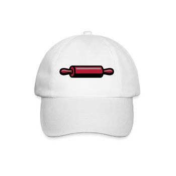 Logo de pâtisserie Pâtissière Pâtissière - Casquette classique - blanc/blanc - Devant