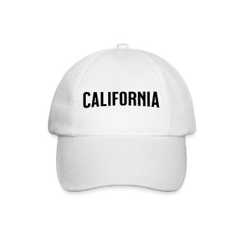 California - Baseballkappe - Weiß/Weiß - Vorne