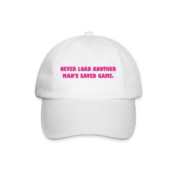 Never Load La partie sauvegardée d’un autre homme - Casquette classique - blanc/blanc - Devant