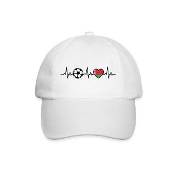 Belarus Football Heartbeat Belarus - Baseball Cap - white/white - Front