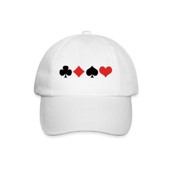 Cards 2 - Casquette classique - blanc/blanc - Devant