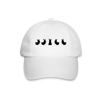 five bunnies (1c) - Casquette classique - blanc/blanc - Devant